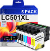 MFC-J1360DW MFC-J1410DW LC501XL LC501 Ink Cartridges LC501XL5PK